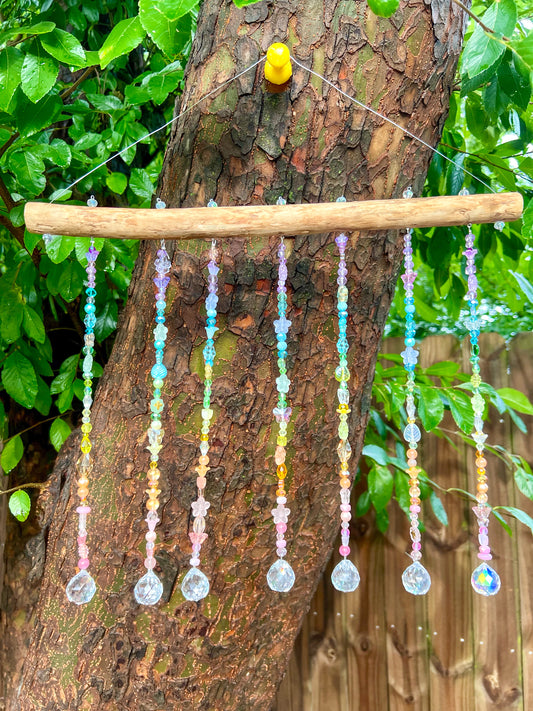 Pastel Butterfly Garden Suncatcher